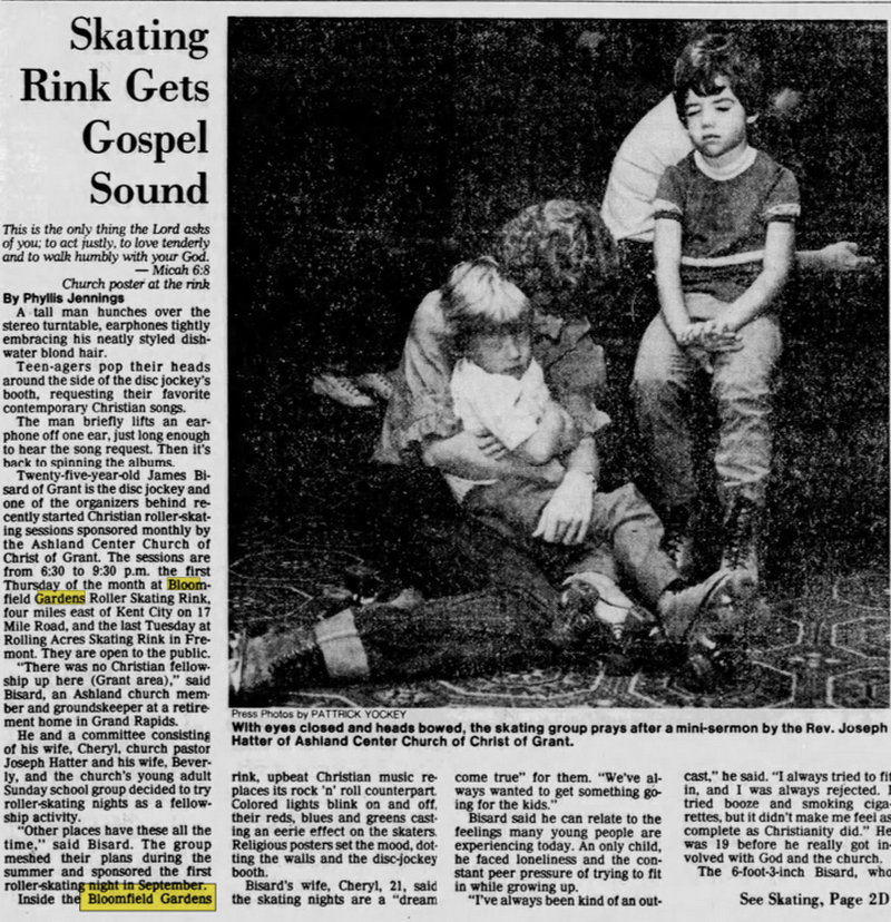 Bloomfield Gardens - Nov 26 1983 Article